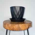 Deco Twin Wave Plant Pot