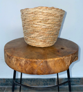 Handwoven Seagrass Plant Basket