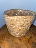 Handwoven Seagrass Plant Basket