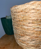 Handwoven Seagrass Plant Basket